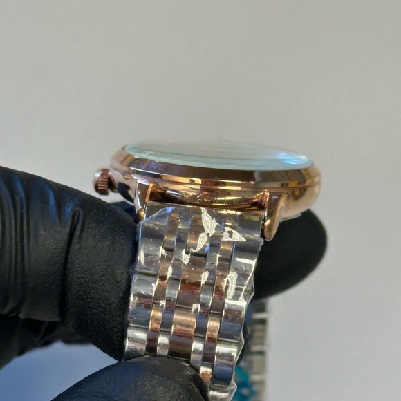 Emporio Armani AR2116 Rose Gold Ladies’ Stainless Steel 31mm Dress Watch - Picture 8 of 13